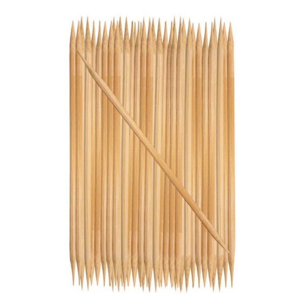 Palitos de Bambu Pontiagudos - 14cm x 5mm - 50 unid