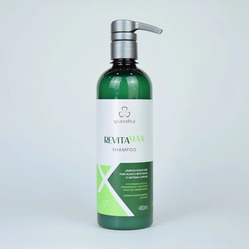 Revitamax Shampoo para Cabelos Danificados 480ml - Grandha